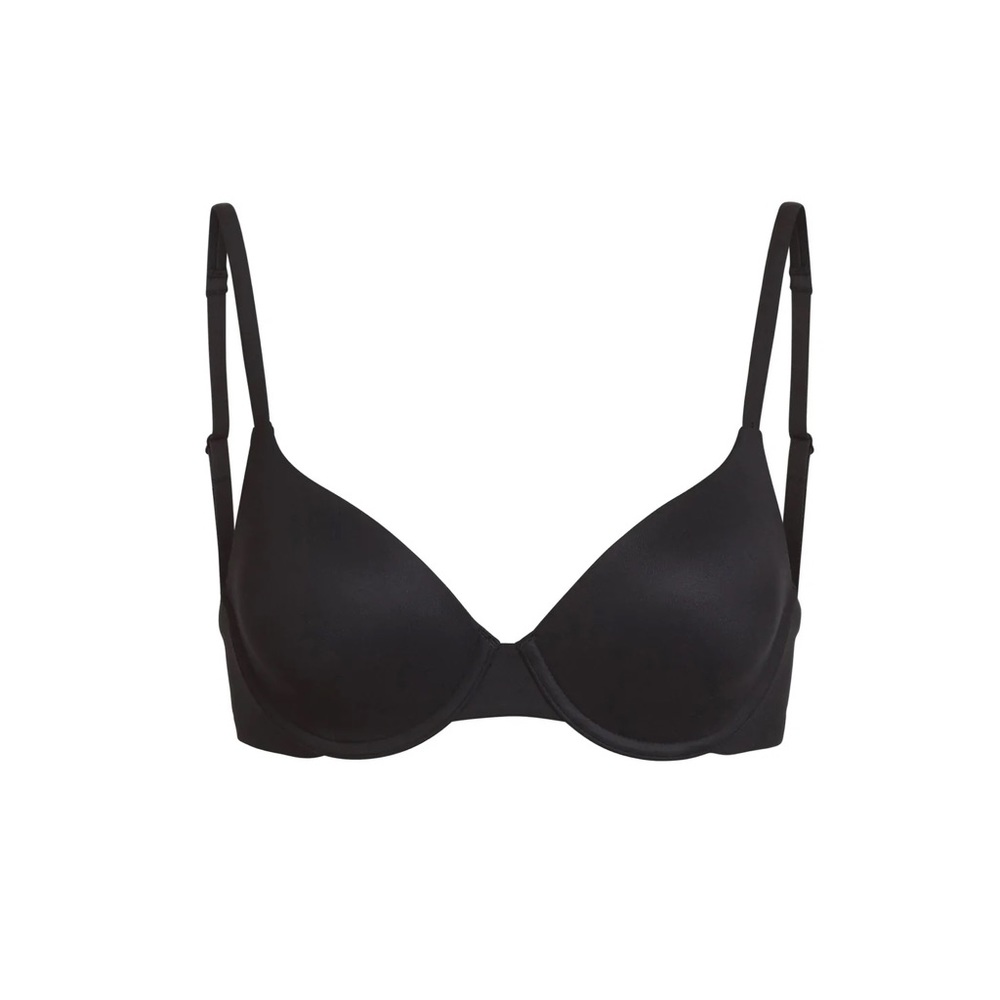 Skims Fits Everybody T-Shirt Bra in Onyx/Black 34D NWT